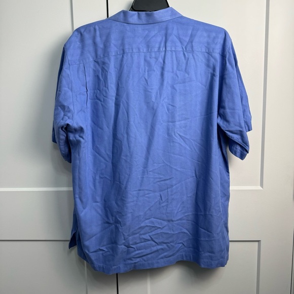 Daniel Cremieux Signature Collection Short Sleeve Button Up Men Size XL Blue - Picture 3 of 8